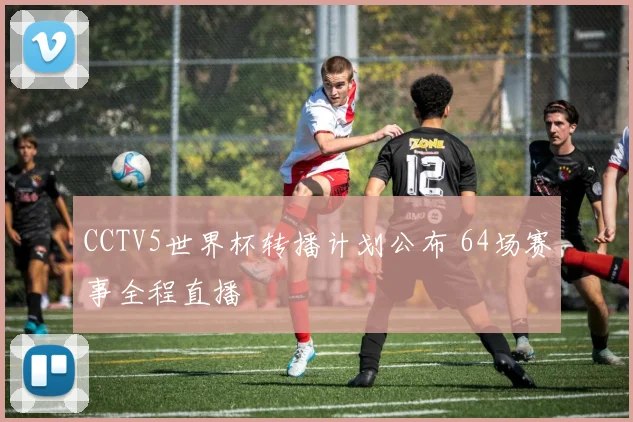 CCTV5世界杯转播计划公布 64场赛事全程直播