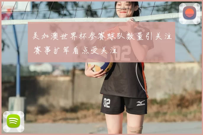 美加澳世界杯参赛球队数量引关注 赛事扩军看点受关注